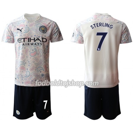 Manchester City Raheem Sterling 7 Børn 3. Fodboldsæt 2020-21 S/S (+ Korte bukser)
